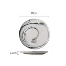 Ceramic Plate Dishes Food