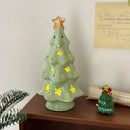 Ceramic Transparent Christmas Tree Night Light