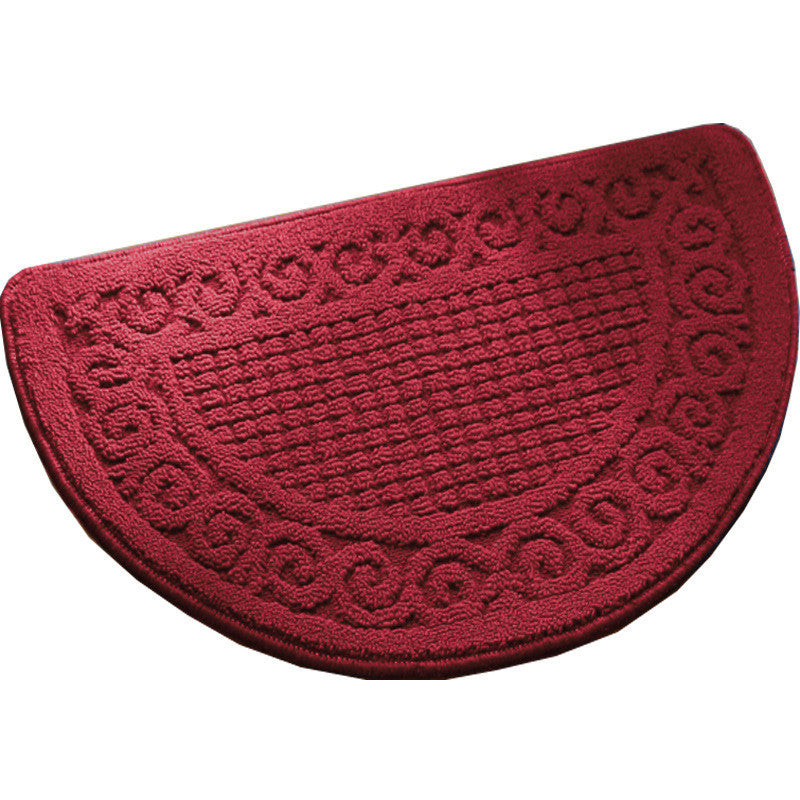 Retro Semicircular Polypropylene Dust Mat Door Mat


