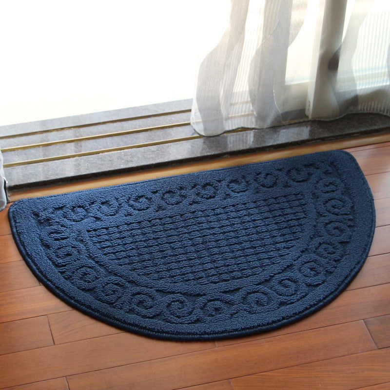 Retro Semicircular Polypropylene Dust Mat Door Mat


