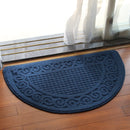 Retro Semicircular Polypropylene Dust Mat Door Mat


