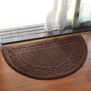 Retro Semicircular Polypropylene Dust Mat Door Mat


