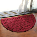 Retro Semicircular Polypropylene Dust Mat Door Mat


