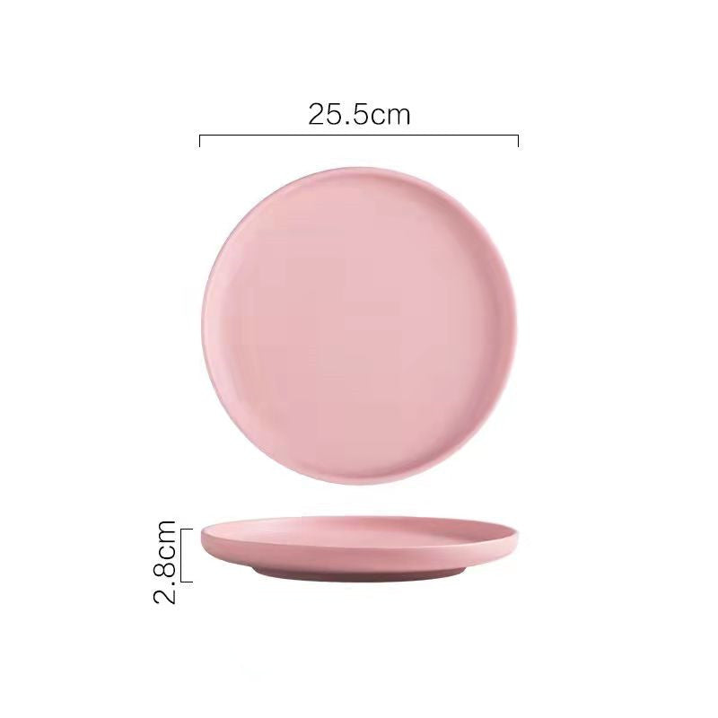 Ceramic Plate Dishes Food