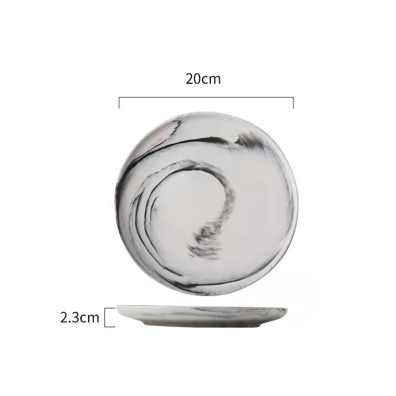 Ceramic Plate Dishes Food