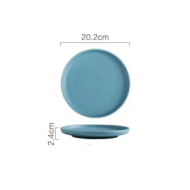 Ceramic Plate Dishes Food