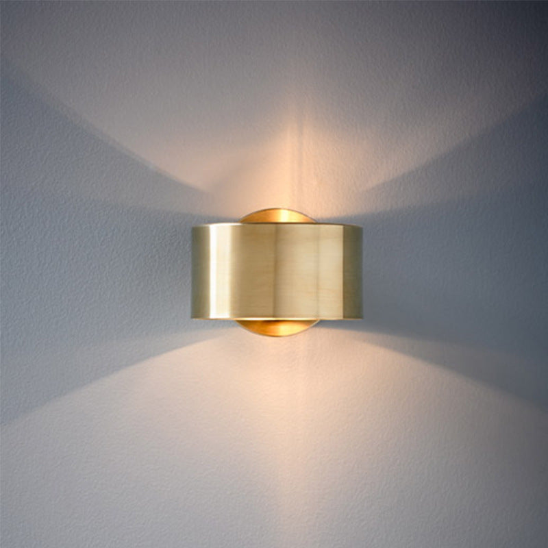 Simple Golden Wall Lamp