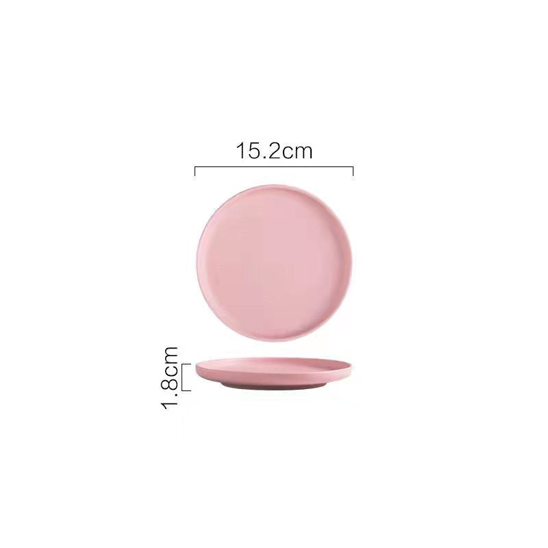 Ceramic Plate Dishes Food