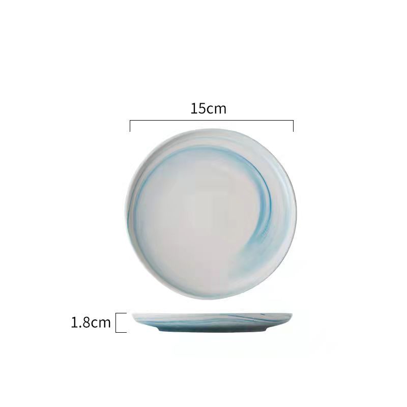 Ceramic Plate Dishes Food
