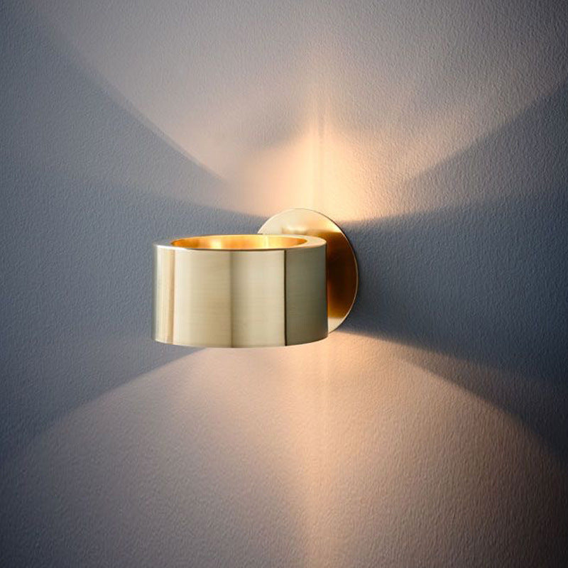 Simple Golden Wall Lamp