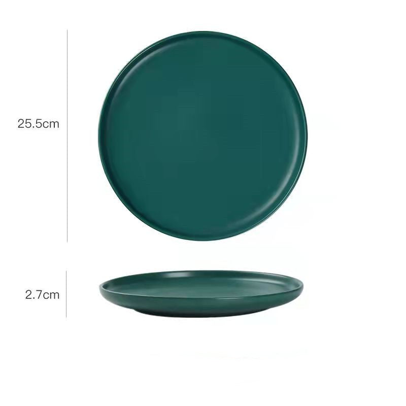 Ceramic Plate Dishes Food