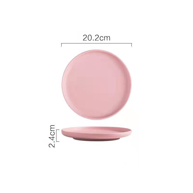 Ceramic Plate Dishes Food