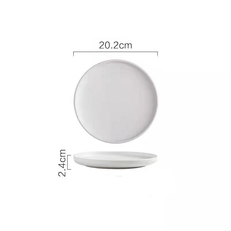 Ceramic Plate Dishes Food