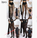 Single Thread Stitching Cross-border Winter Warm Translucent Leggings