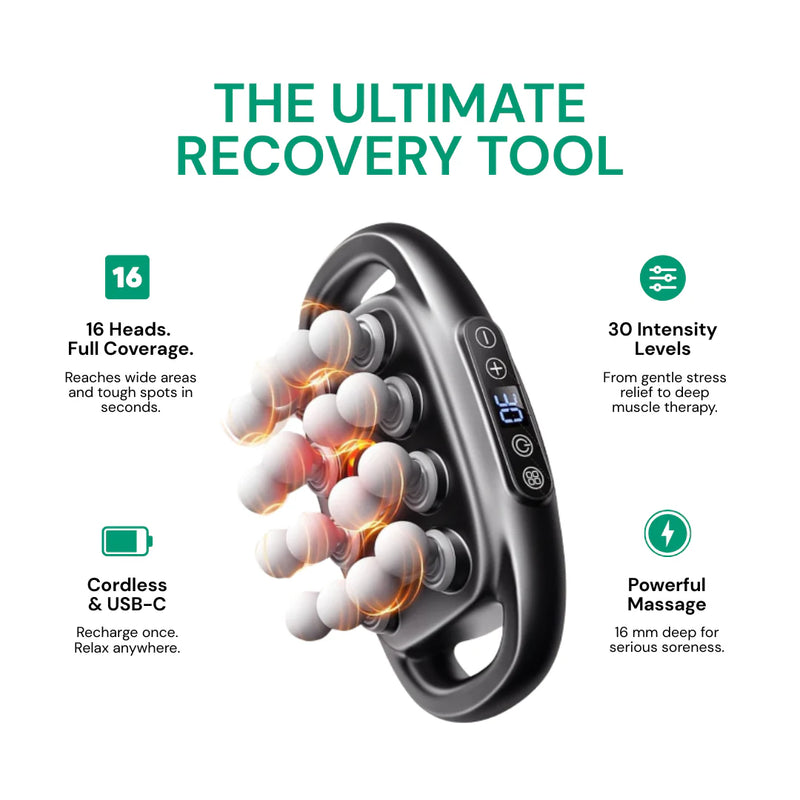 16 Head Deep Muscle Massager (Professional Starter Set) - Home Of Tech Essentials
