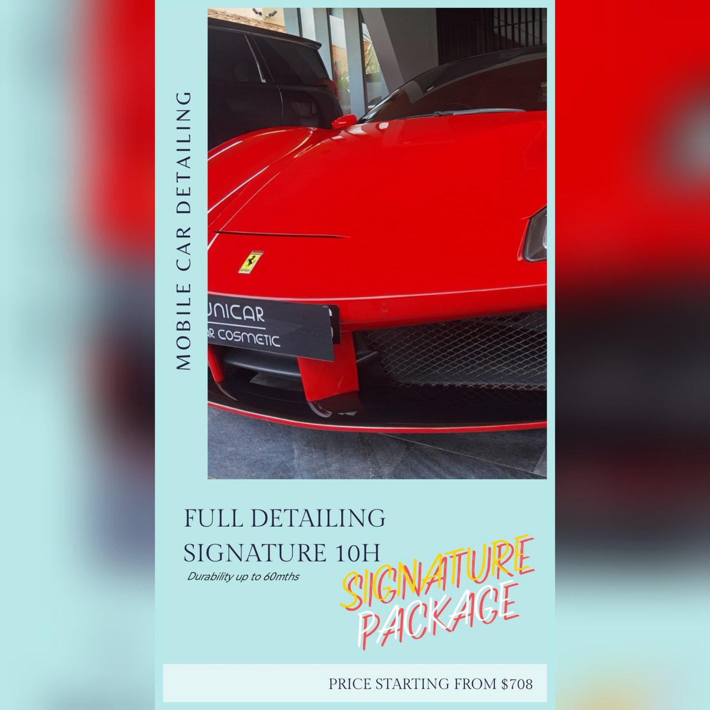 [Temporary For Card Payment] 3 Alphards onsite car detailing
